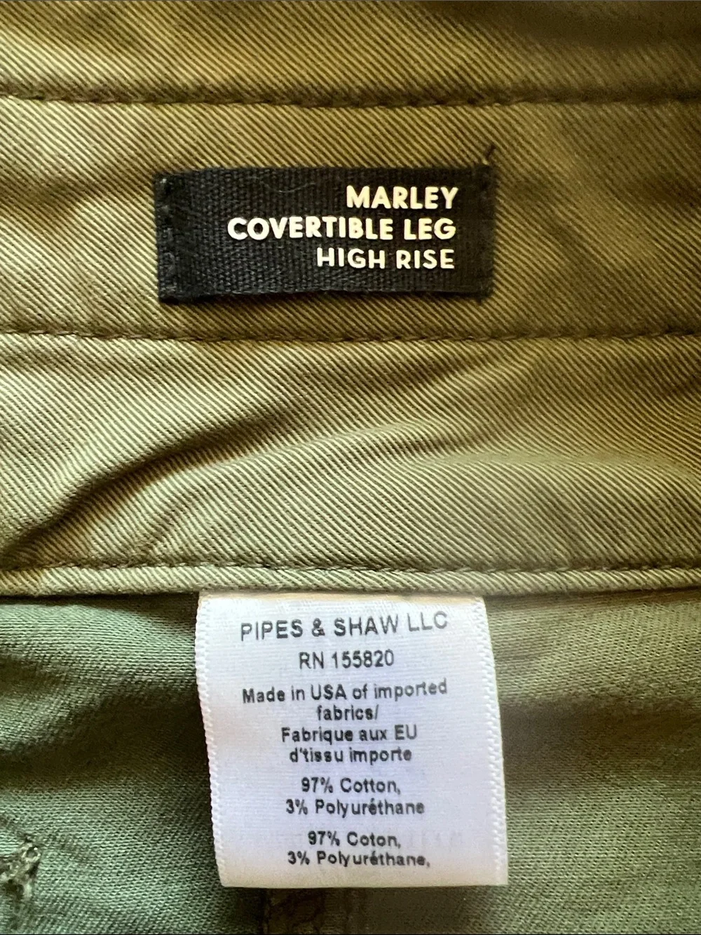 Veronica Beard Olive Green Cargo Pants